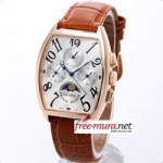 FrankMuller 신트리 커벡스 크르노그래프 문 페이즈 SWISS ETA7760 기계식수동