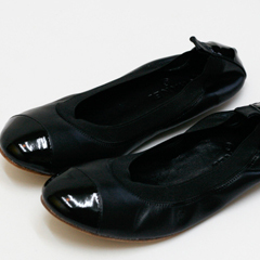 샤넬 플렛슈즈 올블랙