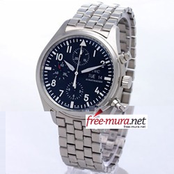 아이떠블유씨 스핏화이어 크르노그래프 오토메틱 SWISS ETA7750 블랙