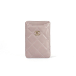 샤넬 램스킨 아이폰케이스 핑크