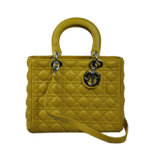 크리스찬 디올 램스킨 토트 9928 옐로우