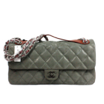 샤넬 11fw 신상 핸들 플랩백 그레이