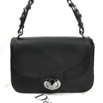 디올 더블플랩 램스킨 숄더백