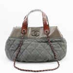 샤넬 인더믹스 그레이 라지