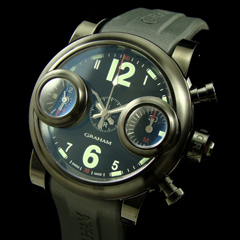 그레암 Swordfish Big 12/6 PVD & RoseGold Ulimited Edition-4