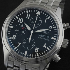 아이더블유씨 Pilot`s Watch 3717 Chrono Automatic-1