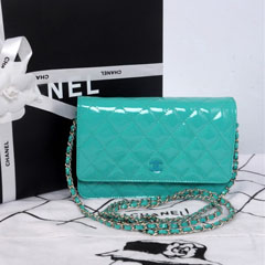 샤넬 페이던트 WOC 에메랄드