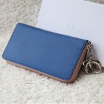 디올 지갑 D05 딥 블루