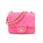 샤넬 미니 크로스백 이지캐비어 핑크 (싱글 스트랩)