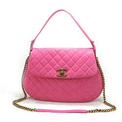 샤넬 이지캐비어 숄더&크로스백 핑크