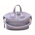 지방시 나이팅게일 엠보 양가죽 / 라이트 그레이 금장 미듐