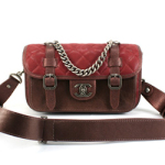 샤넬 13 체인 벨트로백 버건디