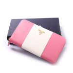 프라다지갑 1M0506 베이비핑크화이트