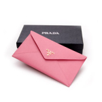 프라다 1M1175 봉투지갑 베이비핑크
