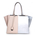 펜디 14ss 뜨와쥬르 투컬러백 크림 실버