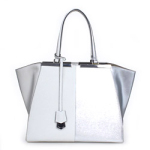 펜디 14ss 뜨와쥬르 투컬러백 화이트 실버