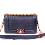 샤넬 14 크루즈 보이백 네이비