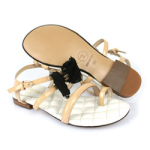 샤넬 레이쓰리본 샌들