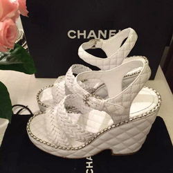 샤넬 2015년 샌들 화이트