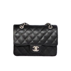샤넬 클래식 플랩백 20cm 블랙/은장