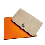 에르메스 도곤지갑 오리지널 토고가죽 라이트그레이