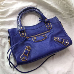 발렌시아가 골드엣지  미니시티 이태리 쉽스킨