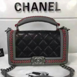 샤넬 16년 토트 앤 숄더 보이백