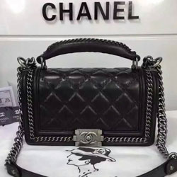 샤넬 16년 토트 앤 숄더 보이백