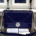 크리스찬디올 16년 보이백 와니 네이비