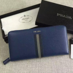프라다 최고급버전 사피아노가죽 장지갑 네이비 2M1317