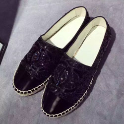 샤넬 페이던트 슬립온 블랙