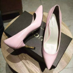 구찌 페이던트 구두 핑크