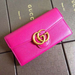 구찌 장지갑 핫핑크 G323396