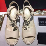 샤넬 구두 베이지