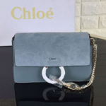 끌로에 faye 플랩백 브라운 미듐