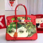 에르메스 오리지널 엡송가죽 버킨 30cm 레드