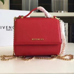 지방시 체인 신상 가방 레드