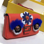 펜디 마이크로 바게뜨백 오렌지