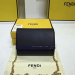 펜디 블랙 가죽 체인 미니 크로스 2305