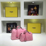 펜디 로마 토드백 핑크