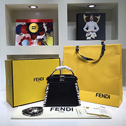 펜디 마이크로 피카부 스팽글 토드백 6210