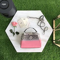 펜디 미니 피카부백 핑크