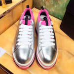 프라다 플렛폼 레이스업 스니커즈