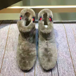 구찌 양털 앵글부츠