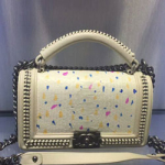 샤넬 17년 스네이크스킨 보이백