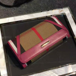 버버리 똑딱이 장지갑 