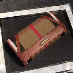 버버리 똑딱이 장지갑