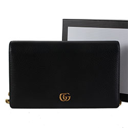 구찌 GG Marmont 가죽 미니 체인 백 497985-1