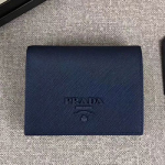 프라다 사피아노 로고 블루 지갑  1MV204-2