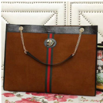 구찌 스웨이드 라지 숄더백 517218